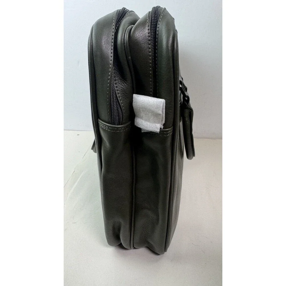 Champs Onyx Collection Leather Briefcase with Shoulder Strap